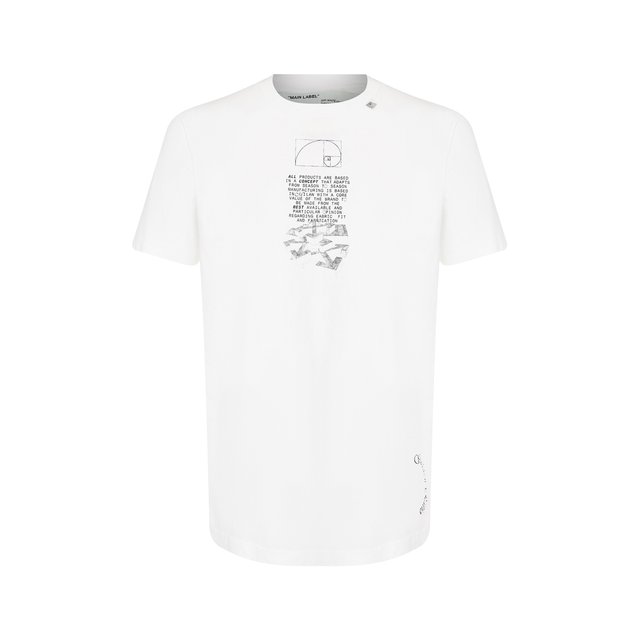 Хлопковая футболка OFF-WHITE 10675362