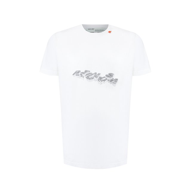 Хлопковая футболка OFF-WHITE 10675396