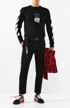 Мужские джинсы OFF-WHITE черного цвета по цене 55200 руб., арт. 0MCG017R20D050011000 | Фото 2 Мужские джинсы OFF-WHITE черного цвета, арт. 0MCG017R20D050011000 | Фото 2