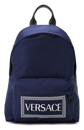 Мужской текстильный рюкзак VERSACE темно-синего цвета по цене 59950 руб., арт. DFZ5350/DNYVER | Фото 1 Мужской текстильный рюкзак VERSACE темно-синего цвета, арт. DFZ5350/DNYVER | Фото 1