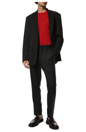Мужская хлопковая футболка DOLCE & GABBANA красного цвета по цене 31200 руб., арт. G8KJ9T/FU7EQ | Фото 2 Мужская хлопковая футболка DOLCE & GABBANA красного цвета, арт. G8KJ9T/FU7EQ | Фото 2