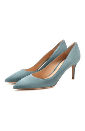 Замшевые туфли Gianvito 70 | Фото №1 Замшевые туфли Gianvito 70 | Фото №1