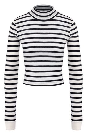 Женская топ из смеси вискозы и льна ALEXANDERWANG.T синего цвета по цене 14600 руб., арт. 4CC2191110 | Фото 1 Женская топ из смеси вискозы и льна ALEXANDERWANG.T синего цвета, арт. 4CC2191110 | Фото 1