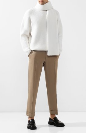 Мужские кожаные лоферы BOTTEGA VENETA черного цвета по цене 49800 руб., арт. 608732/VCLQ0 | Фото 2 Мужские кожаные лоферы BOTTEGA VENETA черного цвета, арт. 608732/VCLQ0 | Фото 2