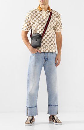 Мужская сумка gg supreme GUCCI темно-серого цвета по цене 55500 руб., арт. 598103/K5RLN | Фото 2 Мужская сумка gg supreme GUCCI темно-серого цвета, арт. 598103/K5RLN | Фото 2