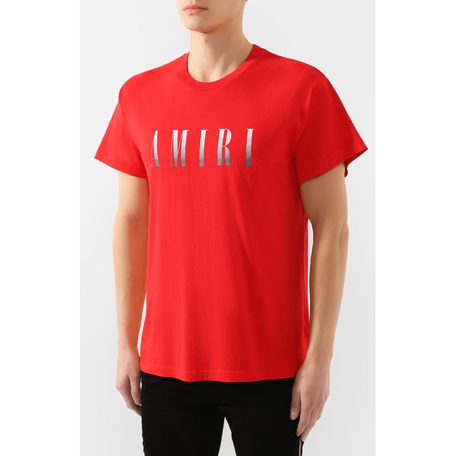 Хлопковая футболка AMIRI 10679138