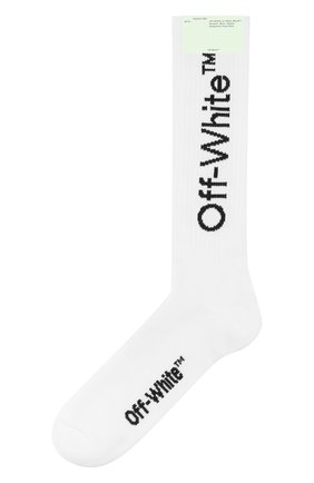 Мужские хлопковые носки OFF-WHITE белого цвета по цене 5400 руб., арт. 0MRA001R201200180110 | Фото 1 Мужские хлопковые носки OFF-WHITE белого цвета, арт. 0MRA001R201200180110 | Фото 1