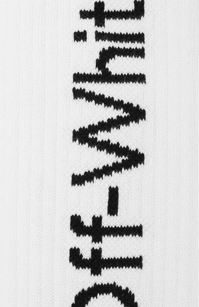 Мужские хлопковые носки OFF-WHITE белого цвета по цене 5400 руб., арт. 0MRA001R201200180110 | Фото 2 Мужские хлопковые носки OFF-WHITE белого цвета, арт. 0MRA001R201200180110 | Фото 2
