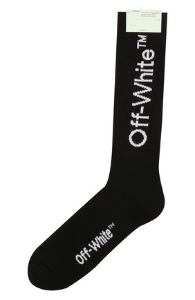 Мужские хлопковые носки OFF-WHITE черного цвета по цене 5400 руб., арт. 0MRA001R201200181001 | Фото 1 Мужские хлопковые носки OFF-WHITE черного цвета, арт. 0MRA001R201200181001 | Фото 1
