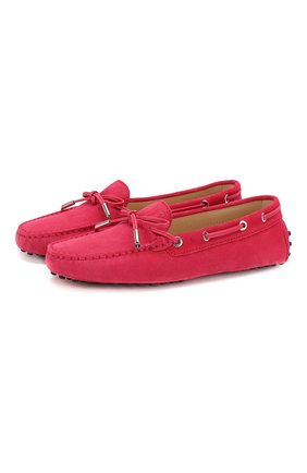 Женские замшевые мокасины heaven TOD’S фуксия цвета по цене 28700 руб., арт. XXW0FW05030CK0 | Фото 1 Женские замшевые мокасины heaven TOD’S фуксия цвета, арт. XXW0FW05030CK0 | Фото 1