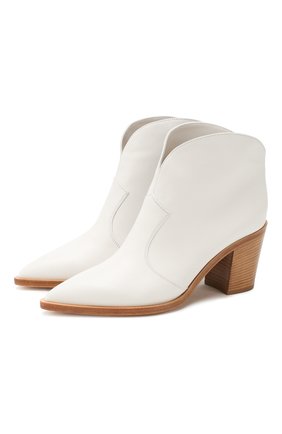 Женские кожаные ботильоны GIANVITO ROSSI белого цвета по цене 73950 руб., арт. G05683.70CU0.VGIBIAN | Фото 1 Женские кожаные ботильоны GIANVITO ROSSI белого цвета, арт. G05683.70CU0.VGIBIAN | Фото 1