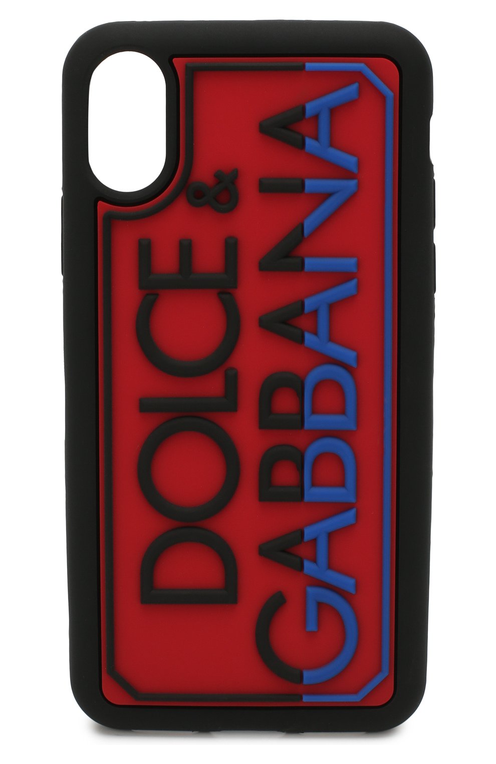 Мужской чехол для iphone x/xs DOLCE & GABBANA красного цвета, арт. BI2418/AJ980 | Фото 1