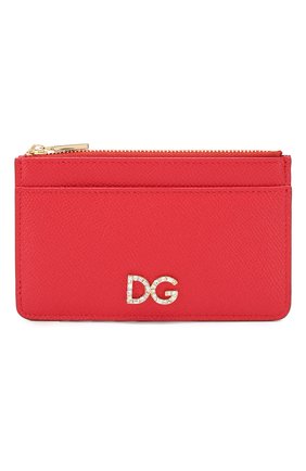 Женский кожаный футляр для кредитных карт DOLCE & GABBANA красного цвета по цене 15550 руб., арт. BI1261/AU771 | Фото 1 Женский кожаный футляр для кредитных карт DOLCE & GABBANA красного цвета, арт. BI1261/AU771 | Фото 1
