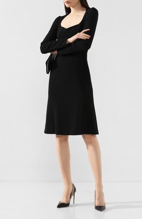 Женская кожаные туфли valentino garavani rockstud VALENTINO черного цвета по цене 47300 руб., арт. TW2S0057/V0D | Фото 2 Женская кожаные туфли valentino garavani rockstud VALENTINO черного цвета, арт. TW2S0057/V0D | Фото 2