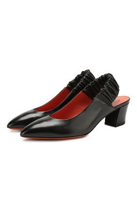 Женская кожаные туфли SANTONI черного цвета по цене 36250 руб., арт. WDHC58569HI2CIZTN01 | Фото 1 Женская кожаные туфли SANTONI черного цвета, арт. WDHC58569HI2CIZTN01 | Фото 1