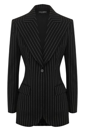 Женский шерстяной жакет DOLCE & GABBANA серого цвета по цене 154000 руб., арт. F29DVT/FR2XI | Фото 1 Женский шерстяной жакет DOLCE & GABBANA серого цвета, арт. F29DVT/FR2XI | Фото 1