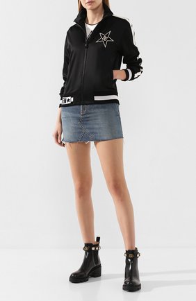 Женский толстовка DOLCE & GABBANA черного цвета по цене 59950 руб., арт. F9H11Z/HU7B0 | Фото 2 Женский толстовка DOLCE & GABBANA черного цвета, арт. F9H11Z/HU7B0 | Фото 2