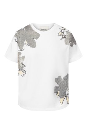 Женская хлопковая футболка 3.1 PHILLIP LIM белого цвета по цене 33000 руб., арт. E201-1914HCJ | Фото 1 Женская хлопковая футболка 3.1 PHILLIP LIM белого цвета, арт. E201-1914HCJ | Фото 1