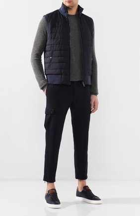 Мужской комбинированный жилет RALPH LAUREN синего цвета по цене 69500 руб., арт. 790774629 | Фото 2 Мужской комбинированный жилет RALPH LAUREN синего цвета, арт. 790774629 | Фото 2