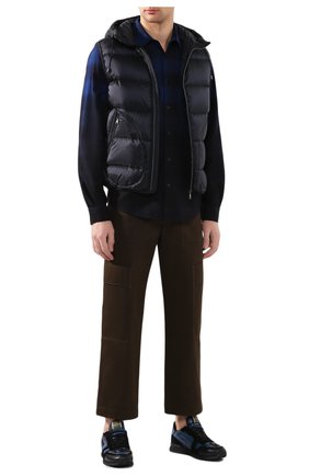 Мужской пуховый жилет RALPH LAUREN темно-синего цвета по цене 72600 руб., арт. 790774257 | Фото 2 Мужской пуховый жилет RALPH LAUREN темно-синего цвета, арт. 790774257 | Фото 2