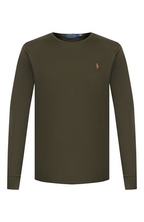 Мужская хлопковый лонгслив POLO RALPH LAUREN хаки цвета по цене 6695 руб., арт. 710760121 | Фото 1 Мужская хлопковый лонгслив POLO RALPH LAUREN хаки цвета, арт. 710760121 | Фото 1