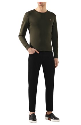 Мужская хлопковый лонгслив POLO RALPH LAUREN хаки цвета по цене 6695 руб., арт. 710760121 | Фото 2 Мужская хлопковый лонгслив POLO RALPH LAUREN хаки цвета, арт. 710760121 | Фото 2