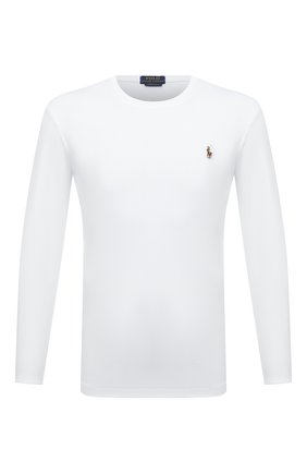 Мужская хлопковый лонгслив POLO RALPH LAUREN белого цвета по цене 6695 руб., арт. 710760121 | Фото 1 Мужская хлопковый лонгслив POLO RALPH LAUREN белого цвета, арт. 710760121 | Фото 1