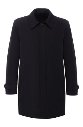 Мужской плащ GIORGIO ARMANI темно-синего цвета по цене 248500 руб., арт. 0SG0T00V/T00PQ | Фото 1 Мужской плащ GIORGIO ARMANI темно-синего цвета, арт. 0SG0T00V/T00PQ | Фото 1