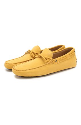 Мужские замшевые мокасины gommino driver TOD’S желтого цвета по цене 37450 руб., арт. XXM0GW05470RE0 | Фото 1 Мужские замшевые мокасины gommino driver TOD’S желтого цвета, арт. XXM0GW05470RE0 | Фото 1