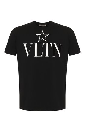 Мужская хлопковая футболка VALENTINO черного цвета по цене 25750 руб., арт. TV3MG05P638 | Фото 1 Мужская хлопковая футболка VALENTINO черного цвета, арт. TV3MG05P638 | Фото 1
