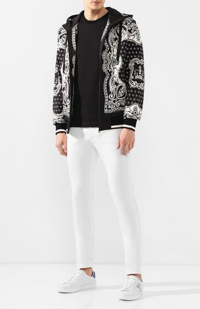 Мужская хлопковая футболка DOLCE & GABBANA черного цвета по цене 30900 руб., арт. G8KC0Z/G7VLC | Фото 2 Мужская хлопковая футболка DOLCE & GABBANA черного цвета, арт. G8KC0Z/G7VLC | Фото 2