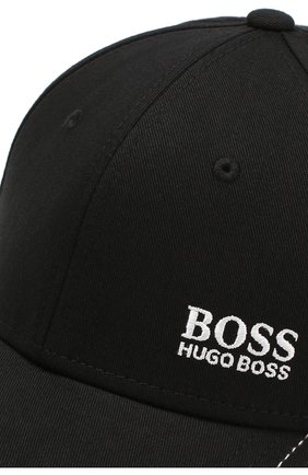 Мужской хлопковая бейсболка BOSS черного цвета по цене 3300 руб., арт. 50245070 | Фото 3 Мужской хлопковая бейсболка BOSS черного цвета, арт. 50245070 | Фото 3