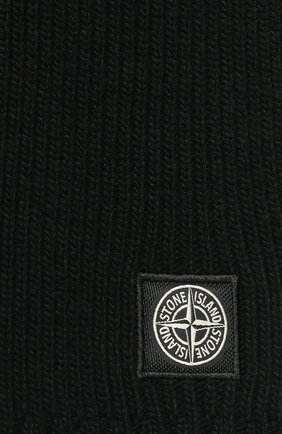 Детский шарф STONE ISLAND черного цвета по цене 7380 руб., арт. 7116N02A6 | Фото 2 Детский шарф STONE ISLAND черного цвета, арт. 7116N02A6 | Фото 2