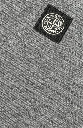 Детский шарф STONE ISLAND серого цвета по цене 9250 руб., арт. 7116N02A6 | Фото 2 Детский шарф STONE ISLAND серого цвета, арт. 7116N02A6 | Фото 2