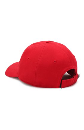 Детская хлопковая бейсболка MONCLER красного цвета по цене 6295 руб., арт. F1-954-3B100-00-04863 | Фото 2 Детская хлопковая бейсболка MONCLER красного цвета, арт. F1-954-3B100-00-04863 | Фото 2
