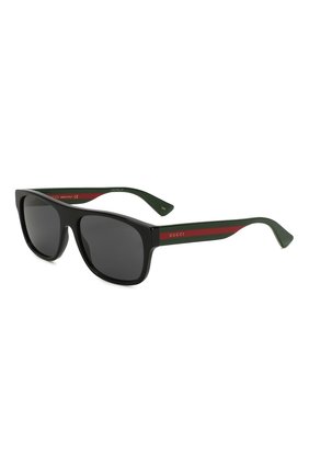 Мужские солнцезащитные очки GUCCI черного цвета по цене 25300 руб., арт. GG0341 001 | Фото 1 Мужские солнцезащитные очки GUCCI черного цвета, арт. GG0341 001 | Фото 1