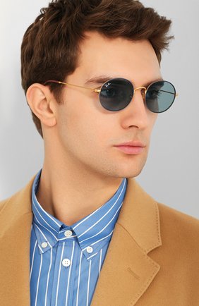 Женские солнцезащитные очки RAY-BAN синего цвета по цене 11200 руб., арт. 3594-9113F7 | Фото 3 Женские солнцезащитные очки RAY-BAN синего цвета, арт. 3594-9113F7 | Фото 3