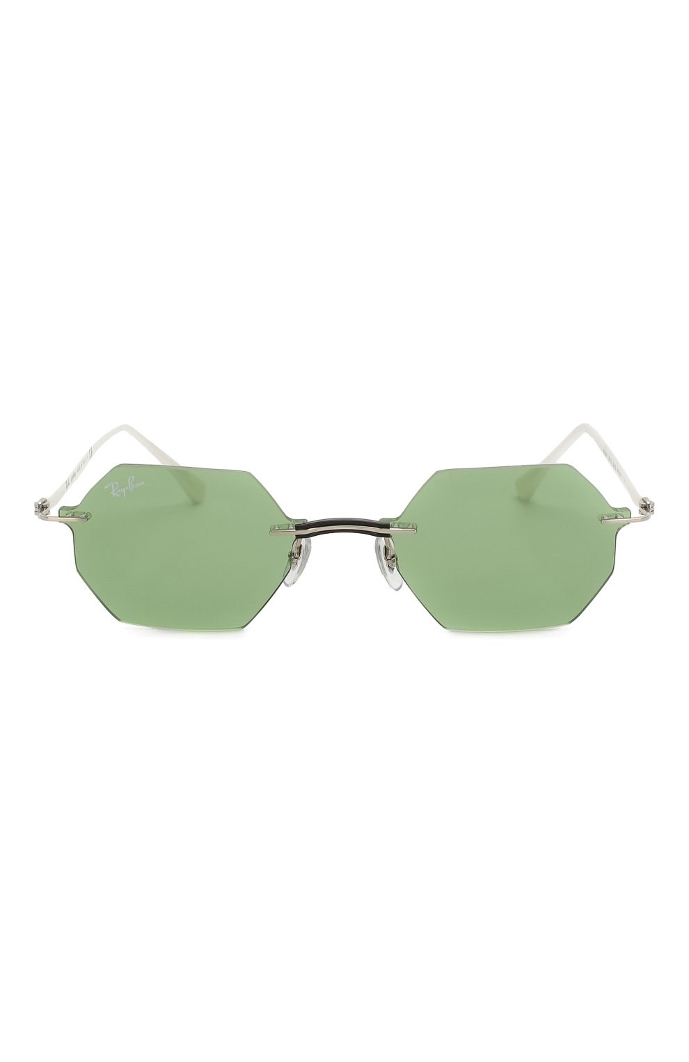 Женские солнцезащитные очки RAY-BAN зеленого цвета по цене 12600 руб., арт. 8061-003/2 | Фото 4 Женские солнцезащитные очки RAY-BAN зеленого цвета, арт. 8061-003/2 | Фото 4