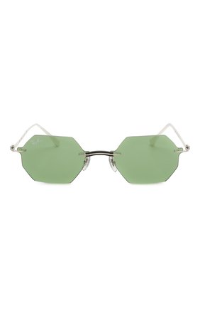 Женские солнцезащитные очки RAY-BAN зеленого цвета по цене 12600 руб., арт. 8061-003/2 | Фото 4 Женские солнцезащитные очки RAY-BAN зеленого цвета, арт. 8061-003/2 | Фото 4