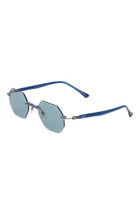 Женские солнцезащитные очки RAY-BAN синего цвета по цене 14200 руб., арт. 8061-004/80 | Фото 1 Женские солнцезащитные очки RAY-BAN синего цвета, арт. 8061-004/80 | Фото 1