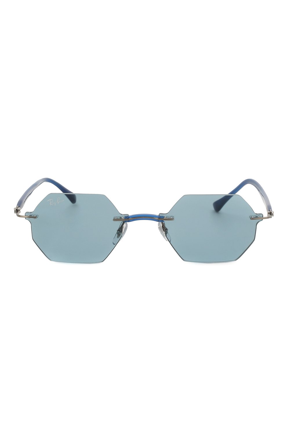 Женские солнцезащитные очки RAY-BAN синего цвета по цене 12600 руб., арт. 8061-004/80 | Фото 4 Женские солнцезащитные очки RAY-BAN синего цвета, арт. 8061-004/80 | Фото 4