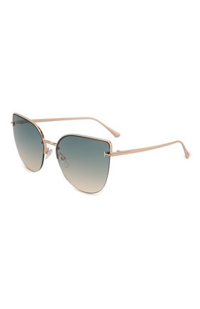 Женские солнцезащитные очки TOM FORD голубого цвета по цене 33650 руб., арт. TF652 28P | Фото 1 Женские солнцезащитные очки TOM FORD голубого цвета, арт. TF652 28P | Фото 1