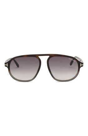 Мужские солнцезащитные очки TOM FORD коричневого цвета, арт. TF755 55B | Фото 3 (Тип очков: С/з; Статус проверки: Проверена категория; Очки форма: Авиаторы; Оптика Гендер: оптика-мужское)