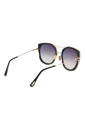 Женские солнцезащитные очки TOM FORD черного цвета по цене 36800 руб., арт. TF760 01B | Фото 4 Женские солнцезащитные очки TOM FORD черного цвета, арт. TF760 01B | Фото 4