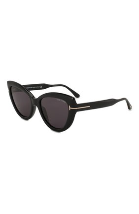 Женские солнцезащитные очки TOM FORD черного цвета по цене 26250 руб., арт. TF762 01A | Фото 1 Женские солнцезащитные очки TOM FORD черного цвета, арт. TF762 01A | Фото 1