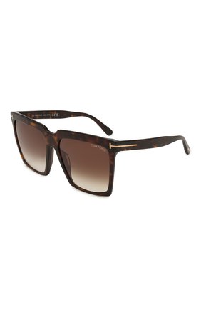 Женские солнцезащитные очки TOM FORD коричневого цвета по цене 19950 руб., арт. TF764 52K | Фото 1 Женские солнцезащитные очки TOM FORD коричневого цвета, арт. TF764 52K | Фото 1