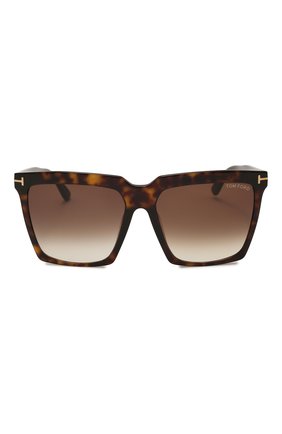 Женские солнцезащитные очки TOM FORD коричневого цвета по цене 19950 руб., арт. TF764 52K | Фото 3 Женские солнцезащитные очки TOM FORD коричневого цвета, арт. TF764 52K | Фото 3