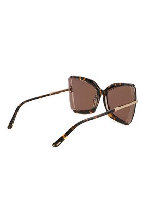 Женские солнцезащитные очки TOM FORD коричневого цвета по цене 29500 руб., арт. TF766 56J | Фото 4 Женские солнцезащитные очки TOM FORD коричневого цвета, арт. TF766 56J | Фото 4
