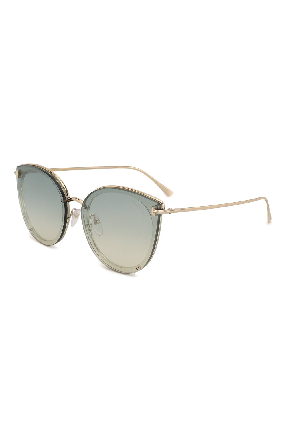 Женские солнцезащитные очки TOM FORD голубого цвета, арт. TF720-K 32Q | Фото 1