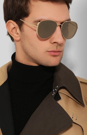 Женские солнцезащитные очки TOM FORD золотого цвета по цене 27750 руб., арт. TF723-K 32G | Фото 3 Женские солнцезащитные очки TOM FORD золотого цвета, арт. TF723-K 32G | Фото 3